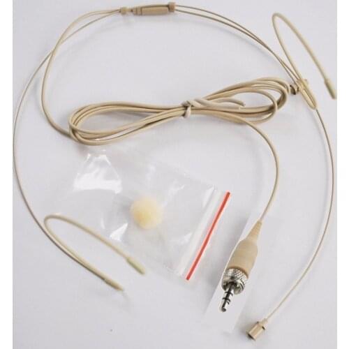 Bolymic Dual Ear Head Headset Mic Headworn Microphone For Sennheiser Wireless microfono System