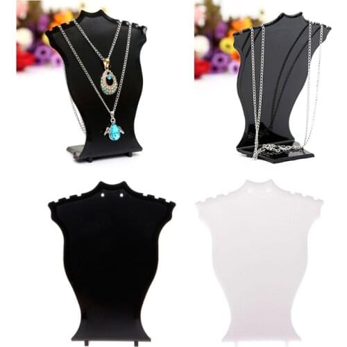 JAVRICK Pendant Necklace Chain Earring Jewelry Bust Display Holder Stand Showcase Rack