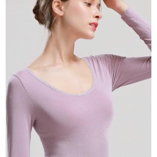 Thermal Underwear Sets Winter Sexy Ladies Intimates Long Johns For Women Shaped Warm Clothes Thermal Pajamas