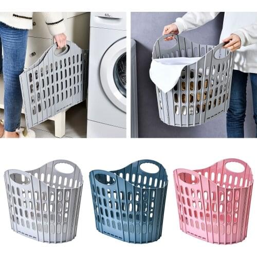 Foldable Laundry Basket Laundry Hamper Storage Bin Organizer for Dirty Clothes Towels Blankets Toys Bedroom Easy Carry