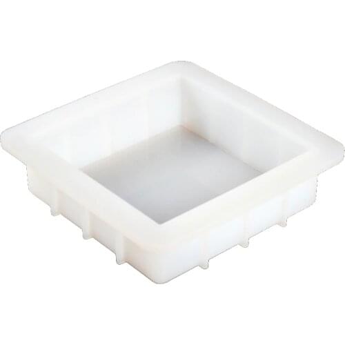 Square Silicone Soap Mold Handmade White Loaf Soap Mould Soap Making Tools