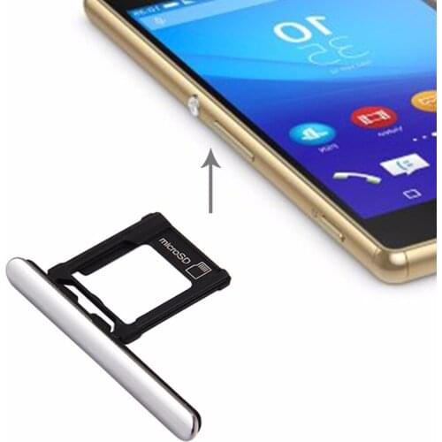 Micro SD Card Tray + Card Slot Port Dust Plug for Sony Xperia XZ Premium (Single SIM Version)