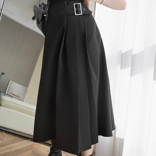 MingJieBiHuo Women's Pleated Skirts