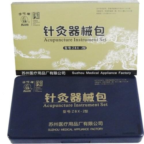 Genuine Hua Tuo non-disposable acupuncture needles Chinese acupuncture instrument set with 18 different size
