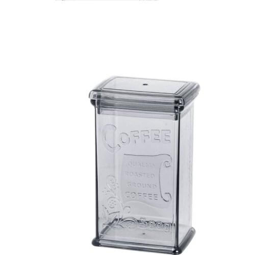 Transparent Coffee Jar