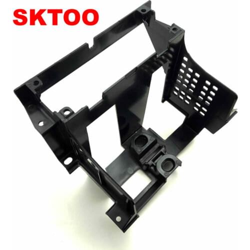 SKTOO For 2001-2005 VW Passat B5 Box Instrument Central CD Box Radio Trim Panel Radio Frame Mounting Bracket CD Frame Bracket