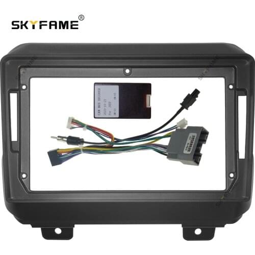 SKYFAME Car Frame Cable CANBUS For JEEP Wrangler 2018 Big Screen Dash Panel Fascia Frame