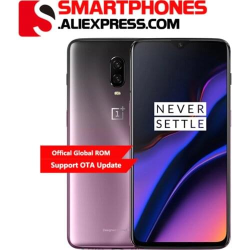 CN VersionGlobalROM Oneplus 6T A6010 Mobile Phone 8GB RAM 128GB ROM Snapdragon 845 Octa Core 6.41" Dual Camera Screen Unlock NFC