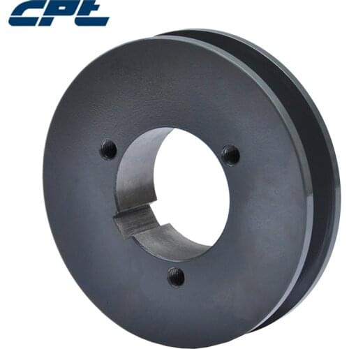 CPT 1 Groove 1TB40P1 statically balanced motor drive pulley, Cast Iron, 4.35" OD for A,B belts, ISO9001