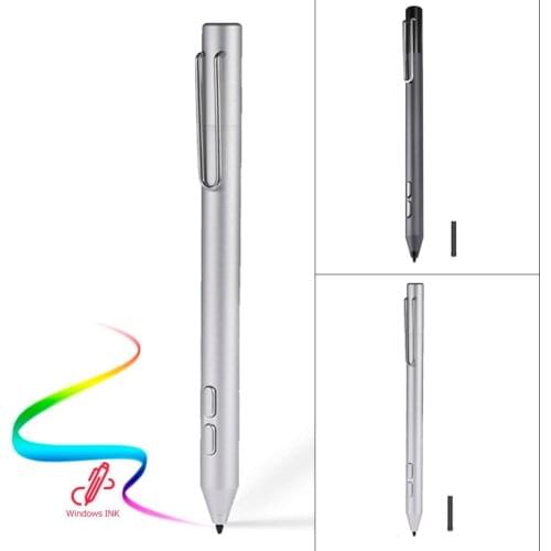 Stylus Pen for Microsoft Surface Pro 7 6 5 Go Studio 4096-Level Pressure SensitivityStylus with Replacement Tip + AAAA Battery