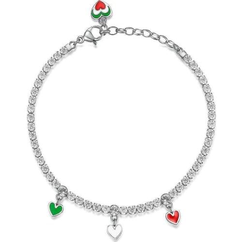 Brosway Tennis bracelet woman want Italy pride Limited Edition BLTD03