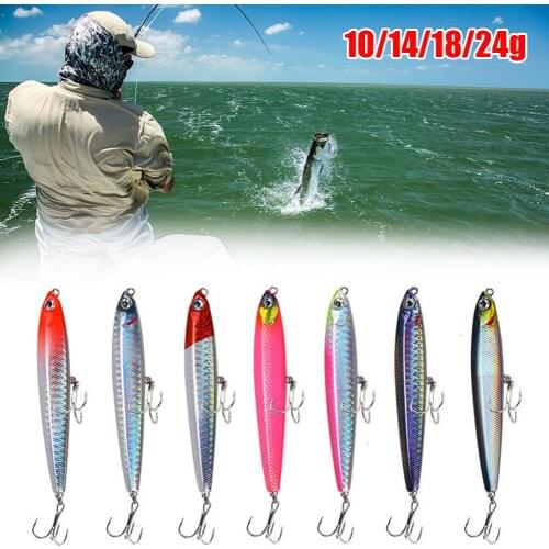 Pencil Sinking Fishing Lure 10-24g Bass Fishing Tackle Lures Hard Bait Lifelike Minnow Lure for Freshwater Saltwater