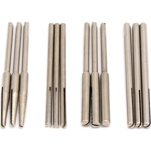20pcs 2.35mm 3mm Shank Sandpaper Clamp For Dremel Rotary Grinder Polishing Tools Long Abrasive Holder Clip Mandrels