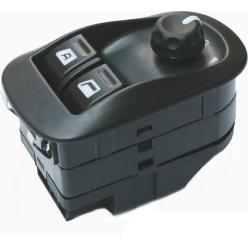 1pc Car Black New Electric Power Window Switch Master Button Control 6554.WA for Peugeot 206 Hatchback Saloon