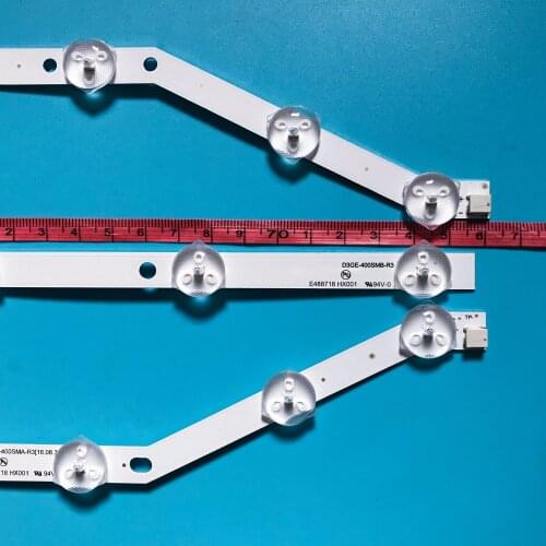 New 20set=60 PCS 13LED 760mm LED strip for Samsung UN40H6203AF D3GE-400SMA-R2 D3GE-400SMB-R3 BN96-28767B BN96-28766A LM41