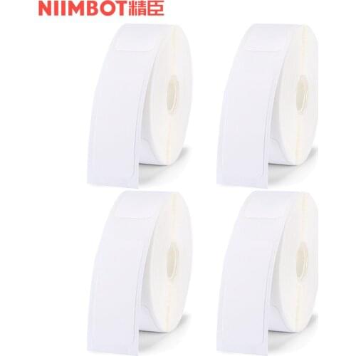 4 Rolls Niimbot Thermal Printing Label Paper Barcode Price Size Name Labels Waterproof Tear Resistant for Home Supermarket Store