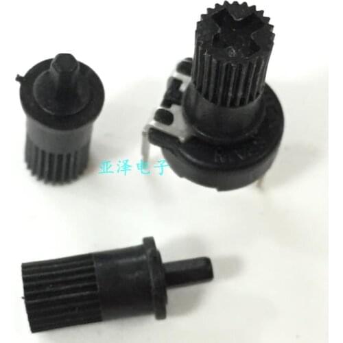 5PCS/LOT PT10 Spain trimmer potentiometer, rotary handle, 11MM adjusting lever, 6 corners, inner hole adjustable resistance hand