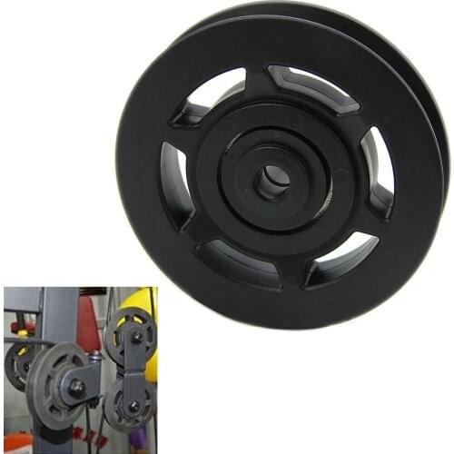 SZ-LGFM-95mm Black Bearing Pulley Wheel Cable Gym Equipment Part Wearproof