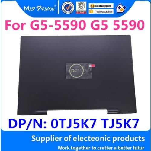 MAD DRAGON Brand LCD Screen Back Cover LCD Rear Lid Top Case Black With antenna assembly For Dell G5 -5590 G5 5590 0TJ5K7 TJ5K7