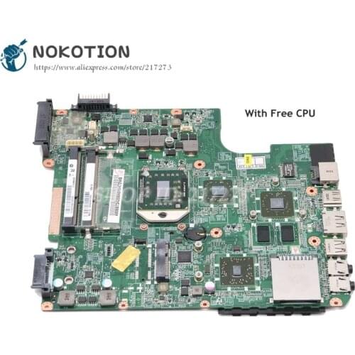 NOKOTION For Toshiba Satellite L600D L640D L645D Laptop Motherboard A000073420 DATE3DMB8C0 HD 4500 Free CPU