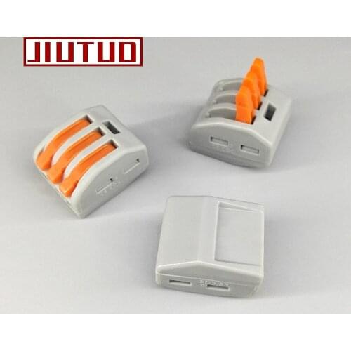 Mini fast Connector 222-413 PCT213 Universal Compact Wire Wiring Connector 3 pin Conductor Terminal Block