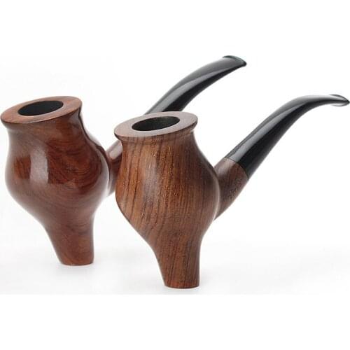 Muxiang rosewood pipe creative handmade pipe solid wood tobacco pipe smoking set