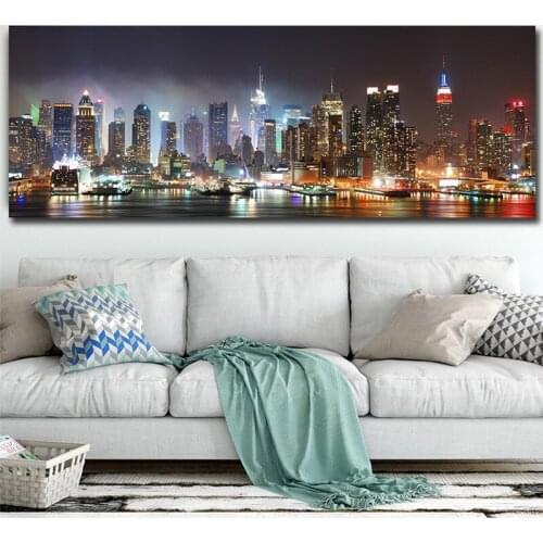 Wall Painting Abstract diamond Painting beautiful city night scenery diamond mosaic 5D icon 3D embroidery sale large decoration