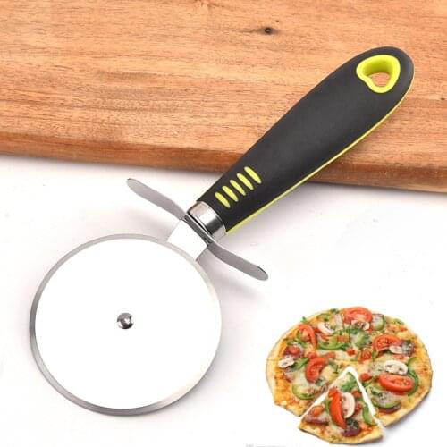 Stainless steel roller pizza knife kitchen tools
