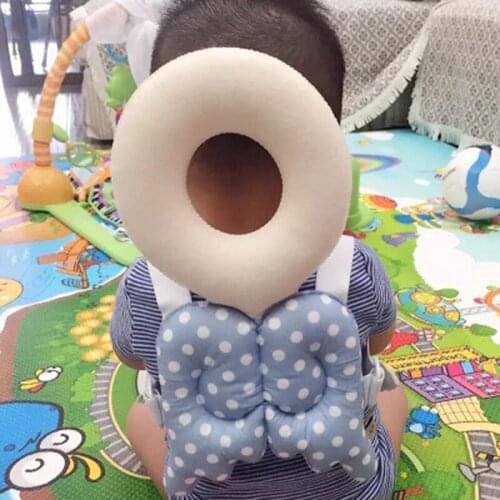 Baby Head Protection Pad Cute Cartoon Cotton Pillow Anti Crash Toddler Care Headrest Infant Walk Protection Baby Fall Prevent