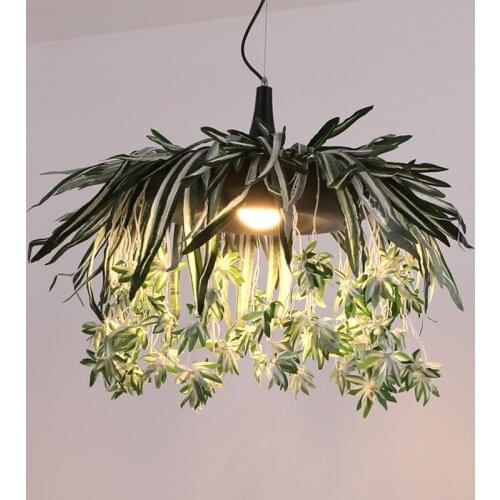 Walnut in plant bracketplant droplight hotpot restaurant bar cafe music restaurant LED the balcony garden droplight