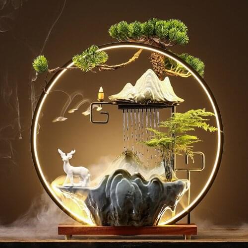 Flowing water makes money, furnishings, home creative fountain