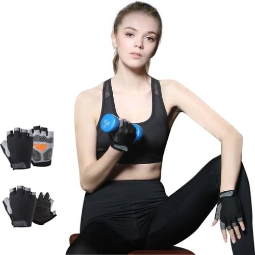 Professional Non-Slip Breathable Fitness Gym Women And Men Half-Finger Summer Fishing Cycling Fingerless Gloves Womens Bicycles