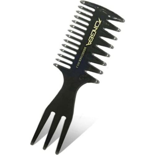 Retro Oil Head Wide Tooth Comb 2021 Styling Hair Brush Oil Comb Mens Beard Comb Massage Comb Barber Hair Salon Styling Tools