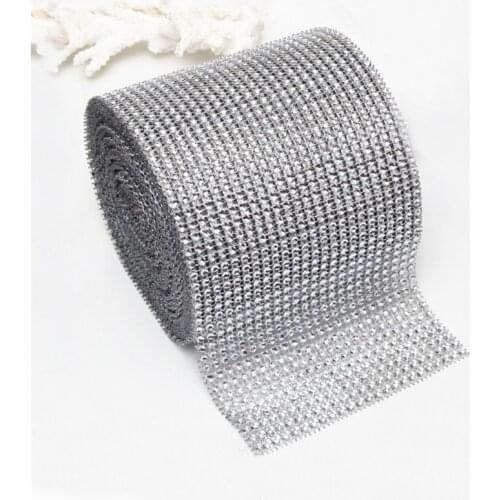 Silver Net Drill Handmade DIY Accessories Wrapper Ribbons Multifunctional Crafts Diamond Wedding Party Home Decoration Supplies