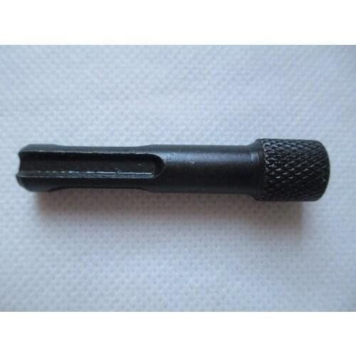 Fixmee 1/4" Hex Socket Driver Drill Extension SDS Plus Shank Bit Adapter with knurled