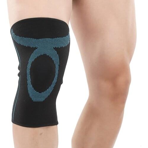 1PCS Elastic Leg Knee Support Brace Sports Safety Compression Leg Sleeve Wrap Hiking Cycling Running Fitness Knee Pad Protector