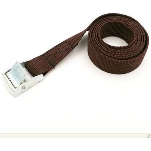 2CM pressure buckle webbing bundle with luggage fixed tensioner tied object cargo tightening belt packaging rope 12 meters long