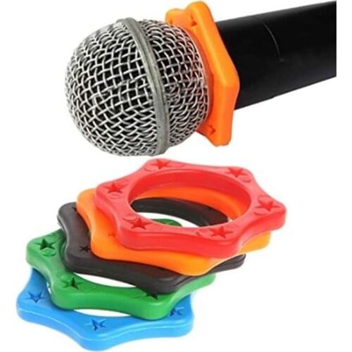 30Pcs Anti-rolling Ring Wireless Handheld Microphone Accessories Mic Protection Silicone Ring for KTV DJ Equipment