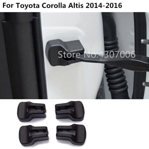 Car anti rust water proof Door lock key keys buckle Limit device trim 4pcs For toyota Corolla Altis 2014 2015 2016