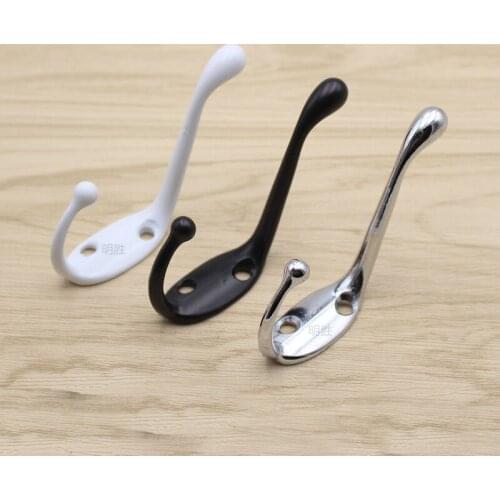 Zinc Alloy Bronze Clothes Hangers Wall Hooks Coat Bag Hat Hanging Hooks Bathroom Kitchen Anitque Racks with screws