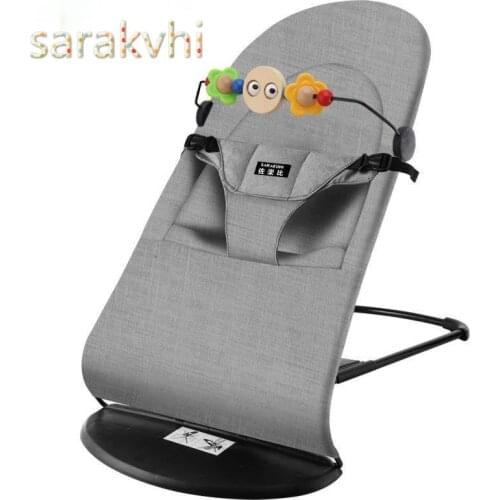 Baby Artifact Baby Rocking Chair Comfort Chair Newborn Baby Recliner with Baby Sleep Artifact Child Cradle Bed