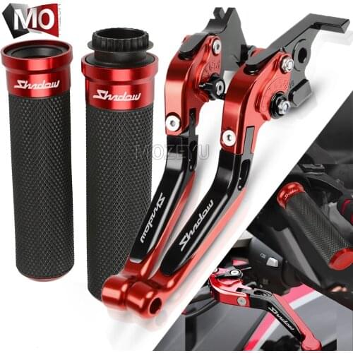 For Honda VT 750S 750RS 750C Ace VT 750 S RS C Ace Motorcycle Accessories CNC Brake Clutch Levers Handlebar Hand Grips Set