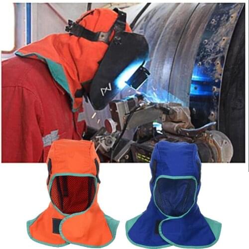 Breathable Welding Hat Headgear Washable Protection Hood Flame Retardant Helmet For Welder 2 Colors Optional Safety Mask Tool
