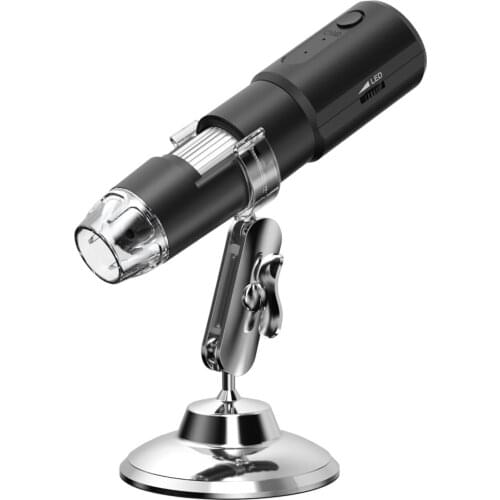 50~1000X Magnification WIFI Electronic Digital Microscope 8 LED Light Multifunction Universal Compatibility Microscope