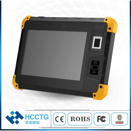 Hot 8 Inch NFC Fingerprint Optional Industrial IP67 Biometric Touch Screen Rugged Tablet Android 6.0 Tablet HCC-Z200
