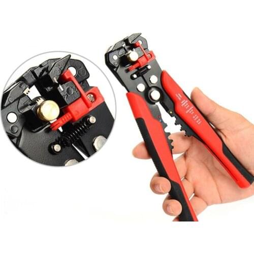 3 in 1 Pliers Crimping Tool Multi-functional Auto Crimping Cutting Pressing Wire Stripper Self Adjusting Electrician Tool