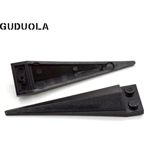 Guduola Plate Modified 1x2 with Flexible Black Tip 61406 MOC Brick Building Block Toys Parts 10pcs/LOT