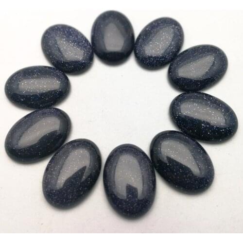 Fashion blue sand Oval CAB CABOCHON 25*18mm Natural stone beads charms teardrop beads 20pcs/lot Free shipping Wholesale