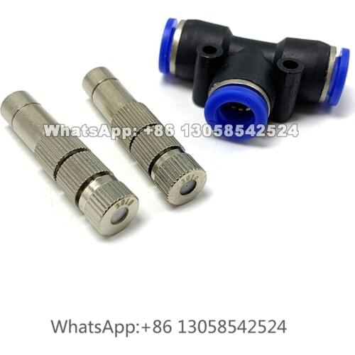8mm Low Pressure Misting Cooling System Atomizing Nozzle, Slip Lock Quick Humidifying Spray Nozzle, Outdoor Cooling Spray Nozzle