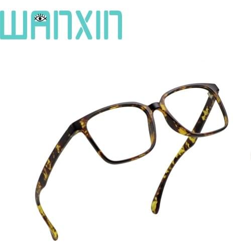 Wanxin Presbyopia Plastic Blue Light Blocking Glasses, Square Computer Reading Glasses
